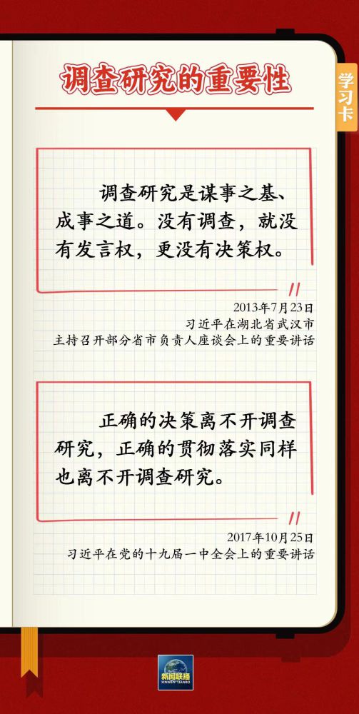 學習卡丨如何深入調查研究？跟總書記學習“五字訣”