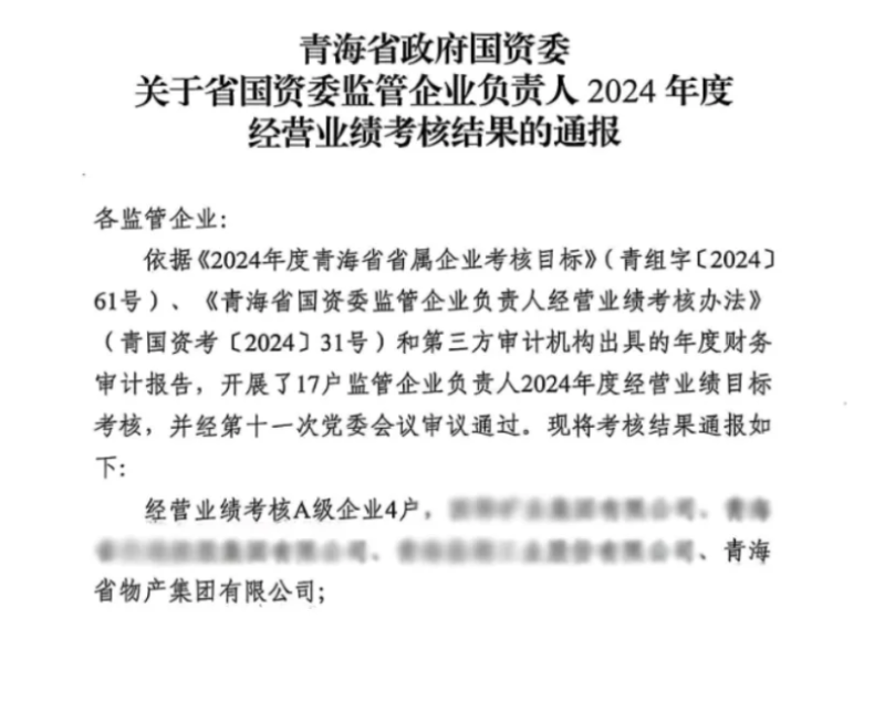 喜報！省物產(chǎn)集團(tuán)榮獲經(jīng)營業(yè)績考核A級